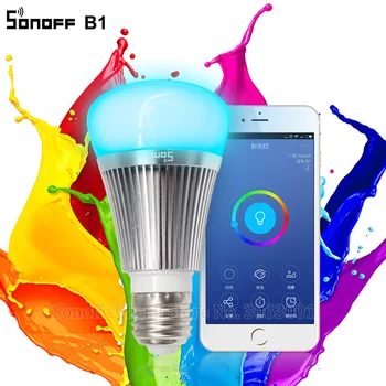 Quel module domotique Sonoff choisir en 2019. 4CH Pro, POW R2, Led Strip, B1 28 Sonoff B1 Led ampoule gradateur Wifi Smart ampoules télécommande Wifi interrupteur Led...