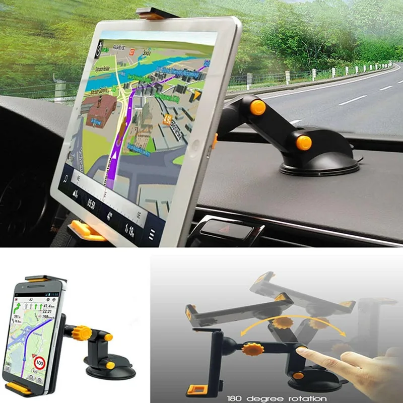360 Rotable Автомобильный держатель для телефона приборная панель лобовое стекло вентиляционное отверстие крепление зажим для смартфонов WIF66
