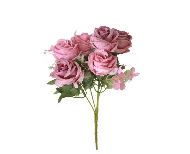 artificial flowers pink peonies bouquet (2)