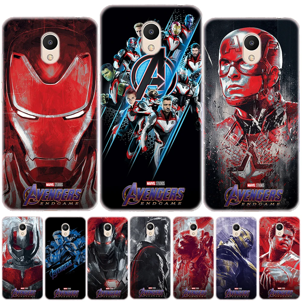 

Avengers 4 Endgame Super Heros Soft TPU Case Cover For Meizu M3 Note M6 Note M6S M5S M5C M6T Pro 7 Plus 15 Plus Silicon Capa