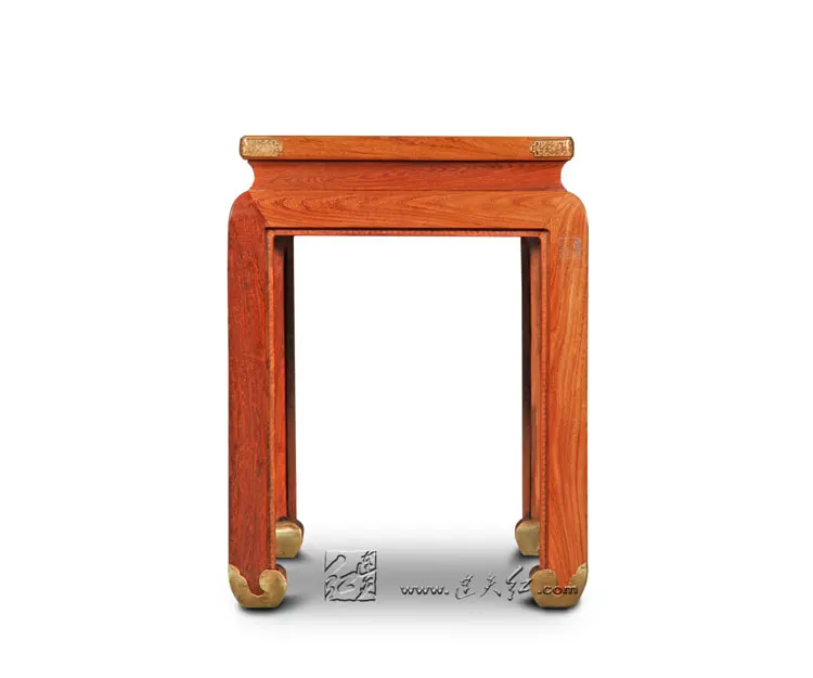 Home Furniture Rosewood Small Coffee Tables Lounge Room Solid Wood Tea Desks Carven Notebook laptop Table Annatto New Classical