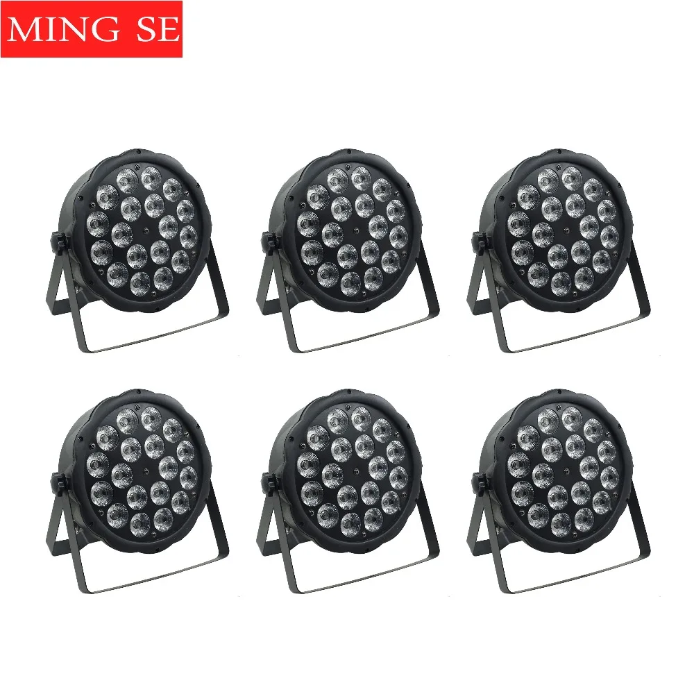

6Pcs/lots 18*10W RGBW 4in1 Led Par Light With DMX512 Control Stage Light For DJ Wedding Disco Bar Stage 18x10w Par Light