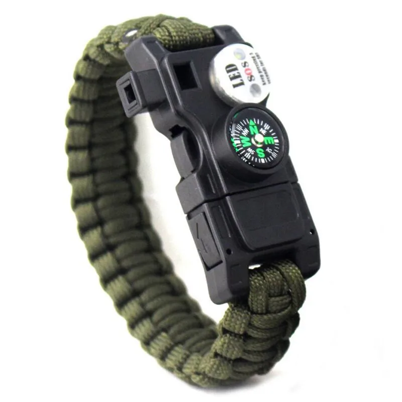 الرجال سوار المنسوجة حبل متعدد الوظائف led العسكرية بقاء paracord سوار للرجال أدوات التخييم الطوارئ الرجال سوار المنسوجة حبل متعدد الوظائف led العسكرية بقاء paracord سوار للرجال أدوات التخييم الطوارئ