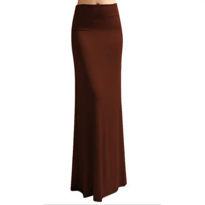 

ROPALIA Bohemian Style Autumn Casual Pencil Maxi Skirt Women Bandage Pleated Winter Long Cotton Skirts J2 3591