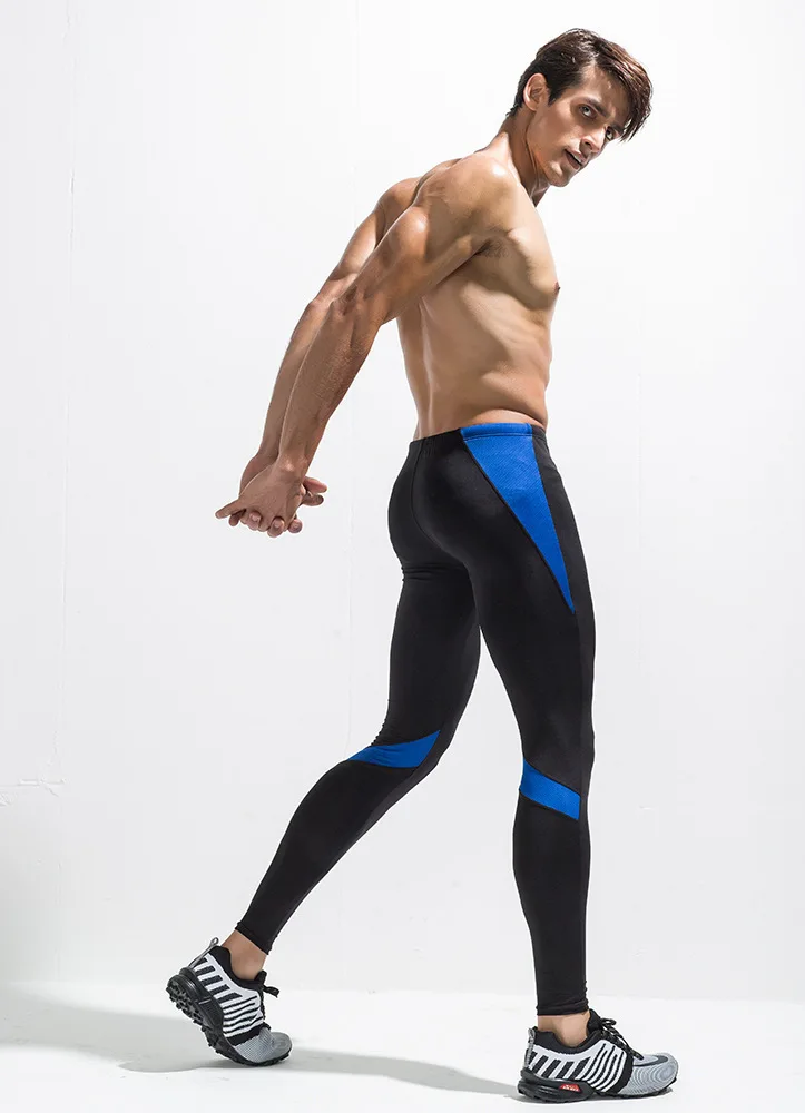 Колготки для бега мужские Леггинсы фитнес для спортзала для игры в баскетбол Длинные обтягивающие штаны спортивные Бодибилдинг бег спортивная одежда
