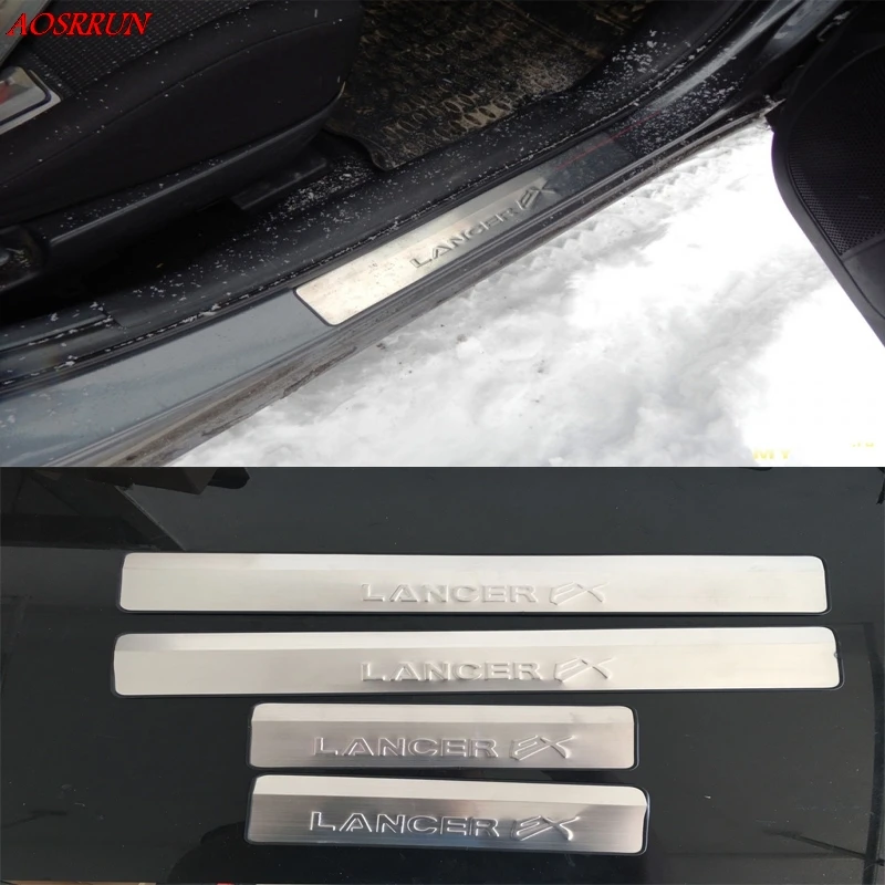 2010 2011 2012 2013 2014 2015 2016 для Mitsubishi Lancer EX седан хэтчбек накладка из нержавеющей стали на