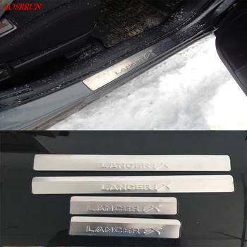 

2010 2011 2012 2013 2014 2015 2016 for Mitsubishi Lancer EX sedan hatchback stainless steel scuff plate door sill car-styling
