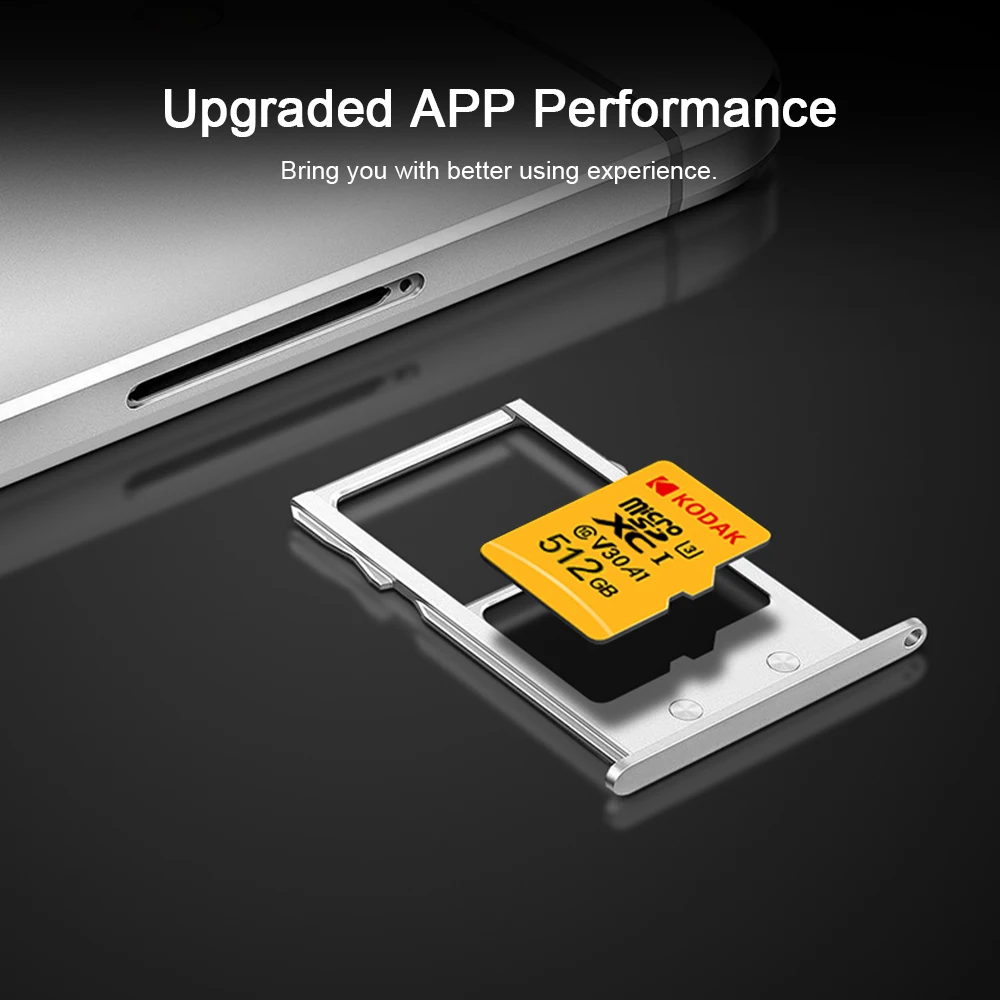 Kodak высокоскоростной Micro Sd 32 Гб 64 Гб 128 ГБ 256 ГБ TF/SD класс 10 U3 4K карта памяти Micro sd 512 ГБ Mecard Micro Sd карта