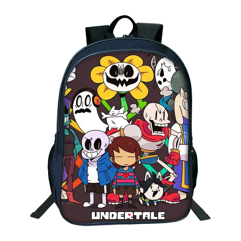 2019 Undertale рюкзак косплей аниме Саны И Папируса Оксфорд сумка Школьный дорожная на