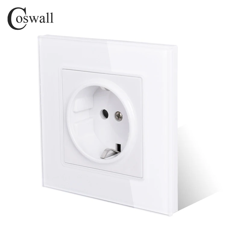 Розетка настенная с заземлением 16 А 86 х86 мм|eu socket plug|plug poweroutlet plug |