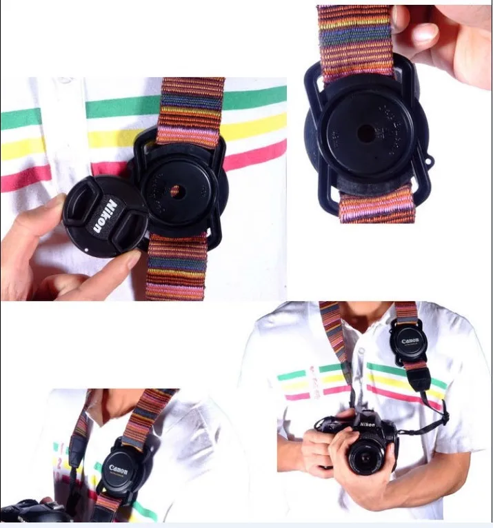 Camera Lens Cap keeper 52mm/58mm/67mm Universal Anti losing Buckle