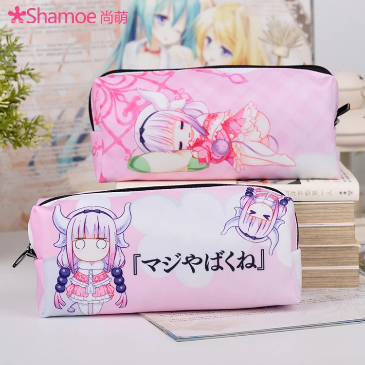 Аниме Kobayashi san Chi no Meidoragon Miss Дракон горничная Kanna Tohru Косплей ручка сумка Карандаш