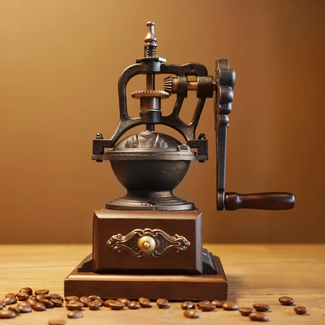 Free Shipping Manual Grinding Coffee Bean Machine Milling Machine Retro Home Millin Manual