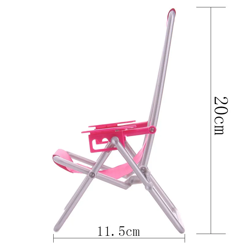 Fleta Handmade Mini Beach Chair For 28cm Doll DIY Accessories Kids Gift Fleta Handmade Mini Beach Chair For 28cm Doll DIY Accessories Kids Gift