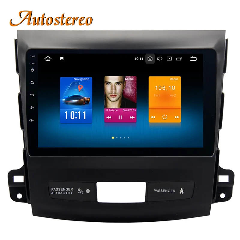 Flash Deal Android 8 Car No DVD player GPS Navigation for Mitsubishi Outlander/Citroen C-Crosser/Peugeot 4007 radio DSP recorder head unit 3