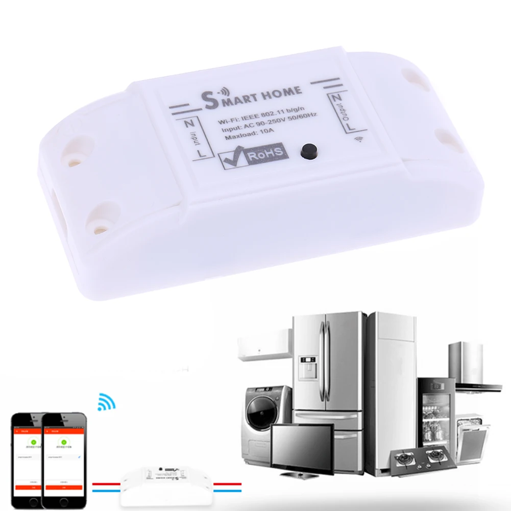

Automation Light Switches Wireless Wi-Fi Smart Phone APP Remote Control Home Automation Light Switch 0.3W For Home Bedroom Wall