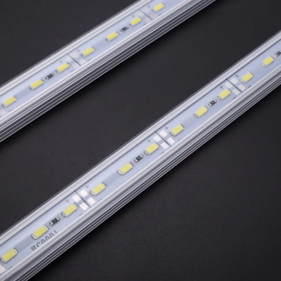 2Pcs 24LED SMD 5730 Car Interior Light Bar Tube Strip Lamp Van Boat Caravan 12V