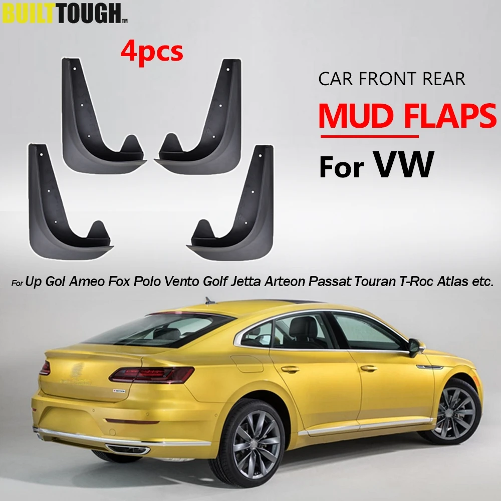 

Set Universal Mudflaps Mud Flaps Splash Guards Mudguards For Volkswagen Up Gol Fox Polo Vento Golf Jetta Passat Touran Atlas VW