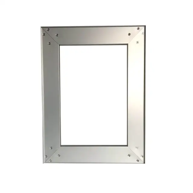 Frameless Aluminum Door Frames For Kitchen Cabinet Door Assembled