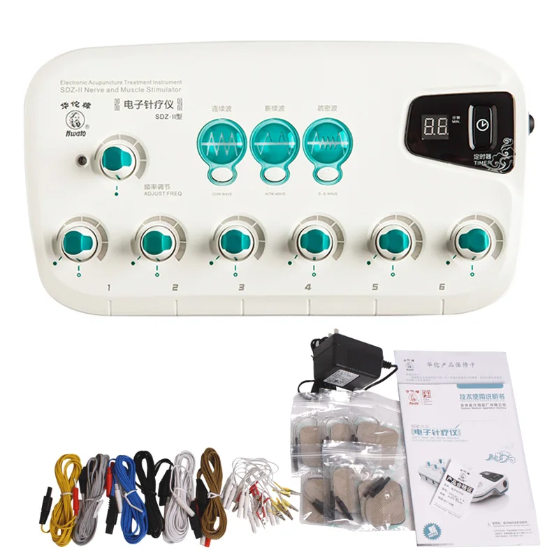 Hwato SDZ-II 6 Channels Outputs SDZ II Massager machine 110-220V
