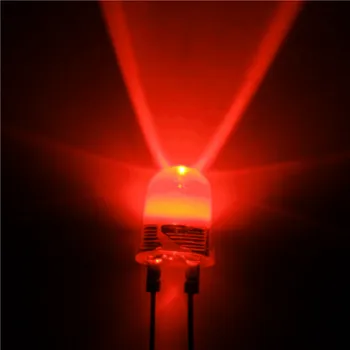 

100pcs Led 10mm LED Red 0.5W High Power LEDS Light 190Kmcd Round top Urtal Bright Lamp Light Bulb 10MM Emitting Diodes