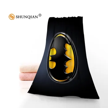 

High Quality batman Face Towel/Bath Towel Custom Microfiber Fabric Towels Size 35x75cm, 70x140cm