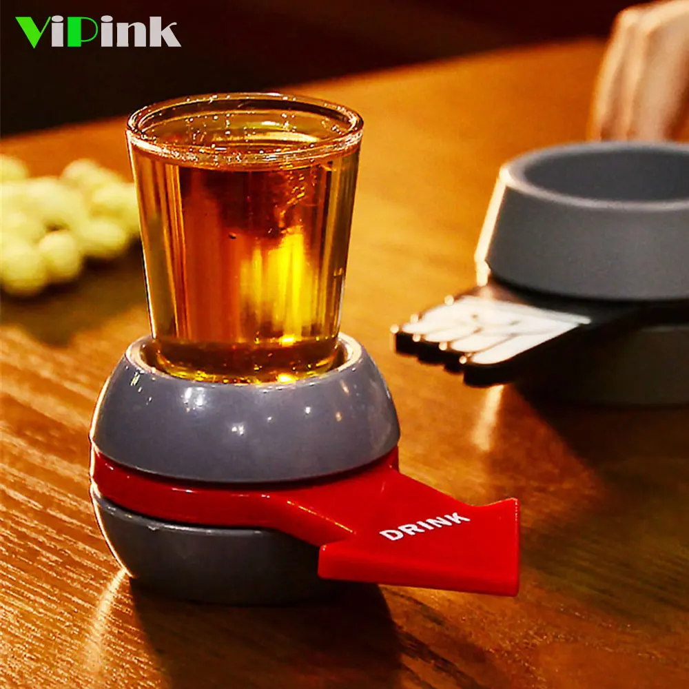 

Creative Bar Beer Mug Glass Transparent Beer Wine Whiskey Glass Cup Set Kitchen Dining Bar Drinkware Drink Turntable Toys Gift