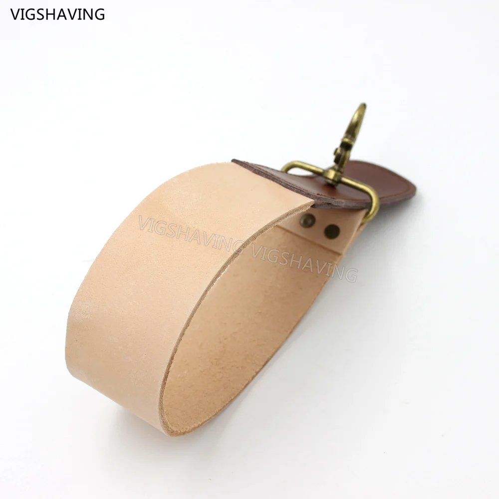Leather shaving Strop belt For Barber Straight Razor Fold Knife