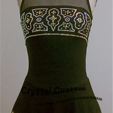 Фигурное катание на льду платье для детей мода бренд Фигурное катание платья Кристалл Пользовательские DR3590