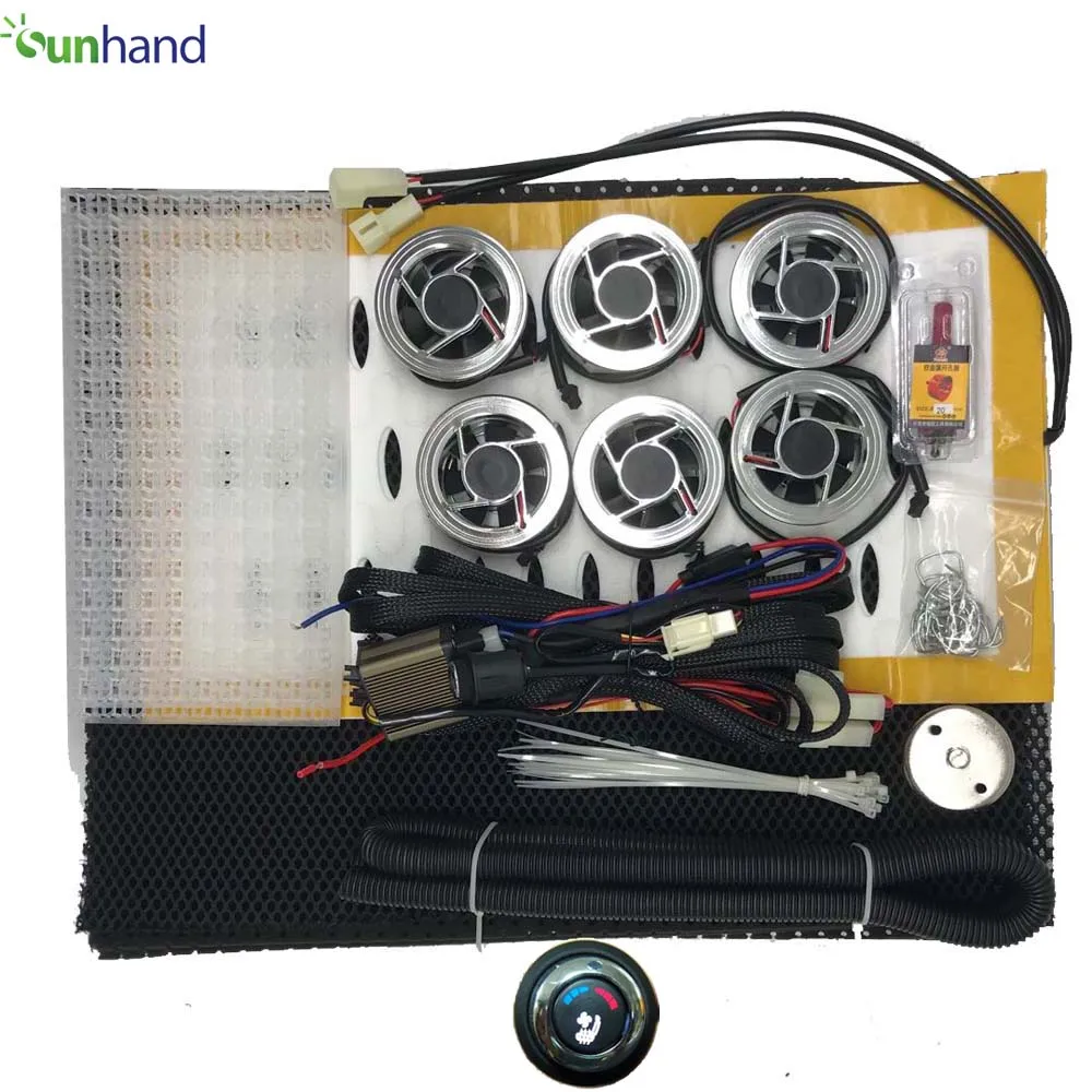 

air cooled 12V auto cool ventilation fan carbon fiber seat heating pad/ car interior cooling&heating system