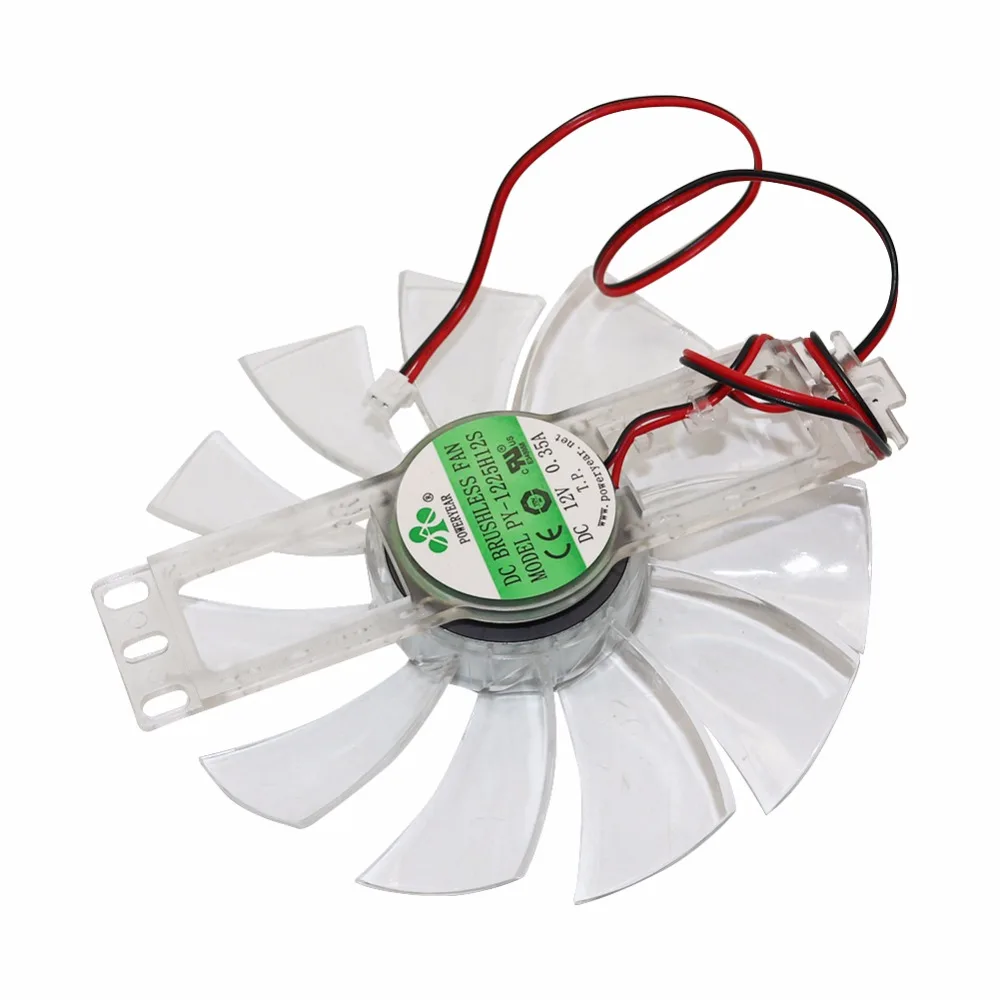 

1 Pcs DC 12V 0.35A Brushless Fan 11 Leaves Plastic Transparent Color Chicken Incubator Accessories Cooling Fan