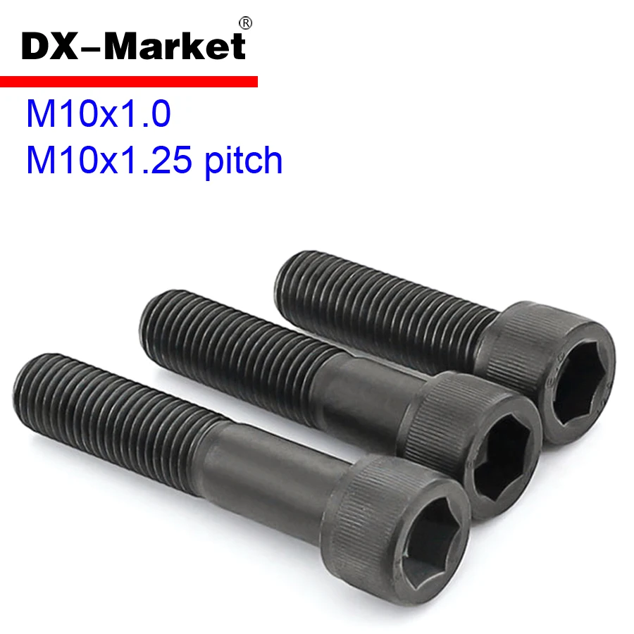M10 * 1 0 m10 25 шаг шестигранный болт класс 12 9 m10x1.0 тонкая резьба Шаг Винт тонкий шуруп