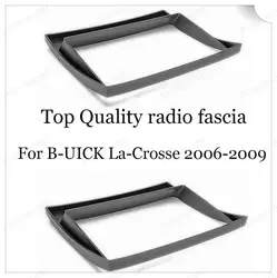 Универсальный 2-DIN для B-UICK La-Crosse 2006-2009 Высокое качество радио фасции автомобиля радио объемная отделка рамка серебро ABS материал