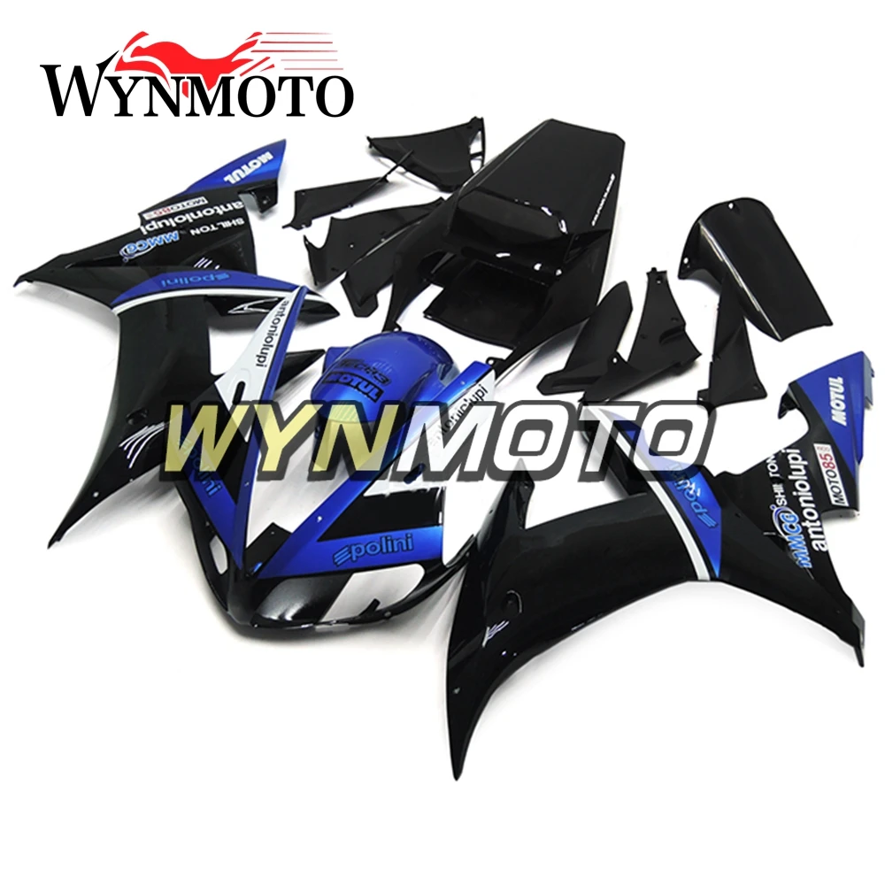 

Complete Fairings Kit For Yamaha YZF1000 R1 Year 2002-2003 02 03 Injection ABS Plastics Cowlings Black Blue Bodywork Frames New