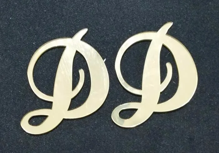 3 дюймов персонализированные заглавной буквы серьги индивидуальный заказ серьги женские Модные украшения