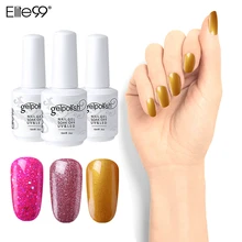 Elite99 15 ml Nail Polish Long-lasting Soak Off Gel UV Polonês & CONDUZIU A Lâmpada Do Prego Verniz Gel DIY verniz para As unhas Manicure Ferramentas Da Arte do prego(China)