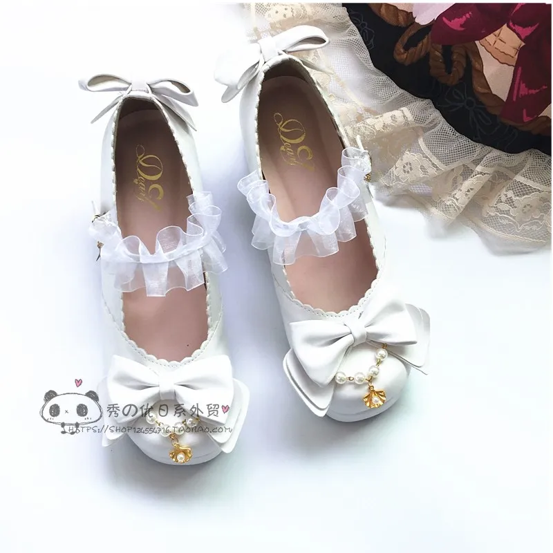 Для кавайной девушки Чай вечерние Sweet Lolita 3 цвета из PU искусственной кожи милая
