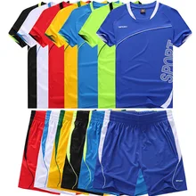 2018 Kids Adult Soccer Jersey Set Survetement Football Kit Youth Boy Sports Training Tracksuit Uniforms Sets Football Sportswear long sleeve soccer sets football jerseys and pants and jacket tracksuit training suit kids to adult football custom uniforms