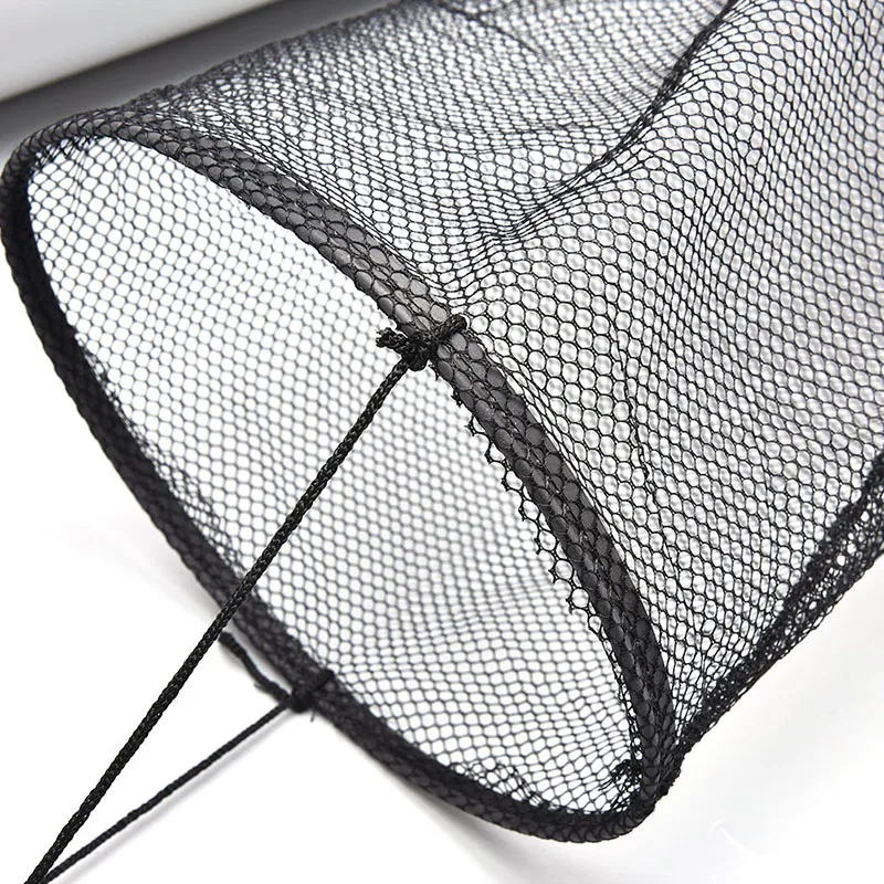 New 3 Layers Collapsible Fishing Basket Dip Net Fishing Cage to Keep Fish Alive in the Water