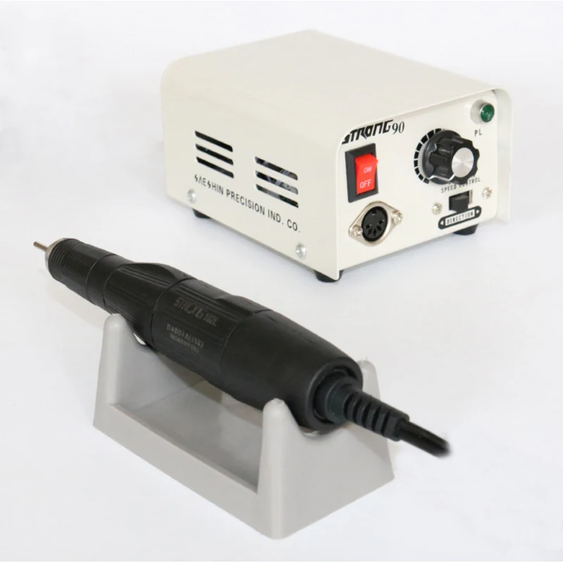 65W 35,000RPM Strong 90 102L-2.35 Electric Nail Drills Machine Manicure Pedicure File Bits Nails sculpture Art Equipment