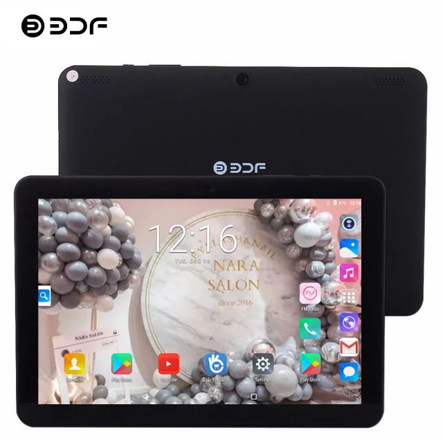 

BDF New 10 Inch Android 9.0 Tablet Pc 8GB RAM 128GB ROM 4G LTE Phone Tablets WiFi Bluetooth 10/Ten Core 1280*800 IPS Tablet 10.1