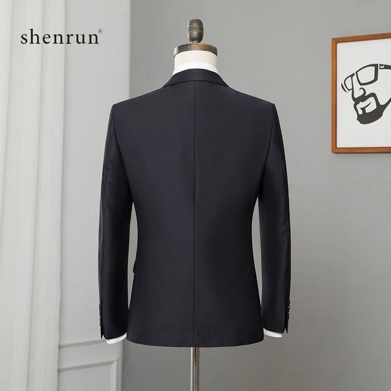 ShenRun, мужской свадебный костюм, мужские блейзеры, приталенные костюмы для мужчин, s, деловой костюм, официальная вечеринка, Повседневная рабочая одежда, костюмы(пиджак+ брюки