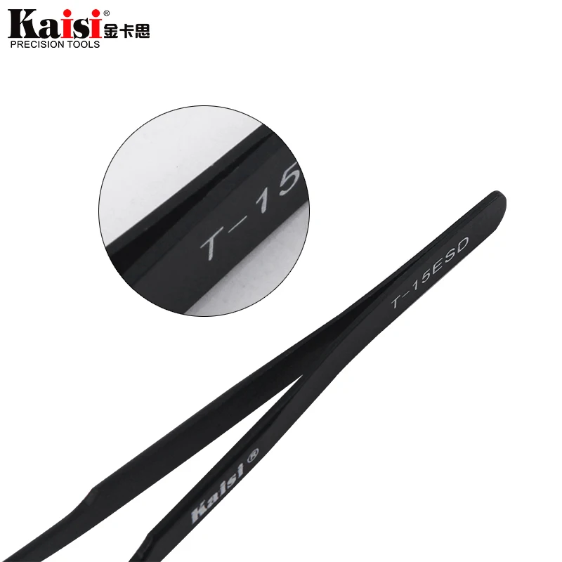 New Anti-static Tweezers Excellent Quality Tweezers Bend+Straight New Stainless Steel Industrial Anti-static Tools