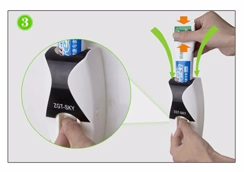 BAISPO автоматический диспенсер для зубной пасты+ держатель для зубной щетки домашние изделия для ванной комнаты настенный стеллаж для ванной набор