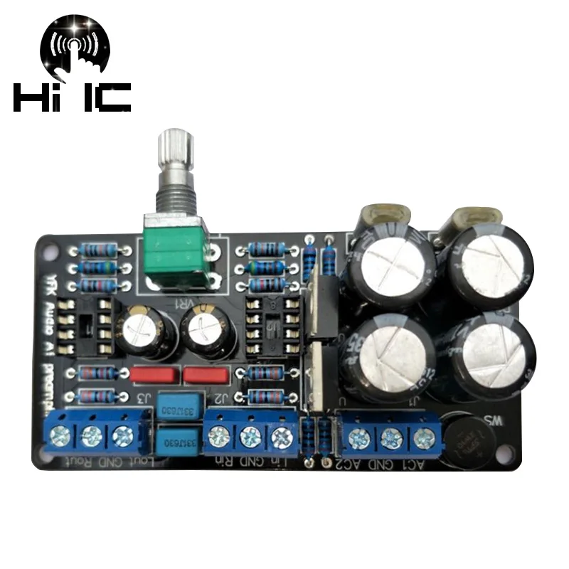 AD827 OP AMP Hi Fi предусилитель усилитель плата 317 337 два регулятора база на музыкальном