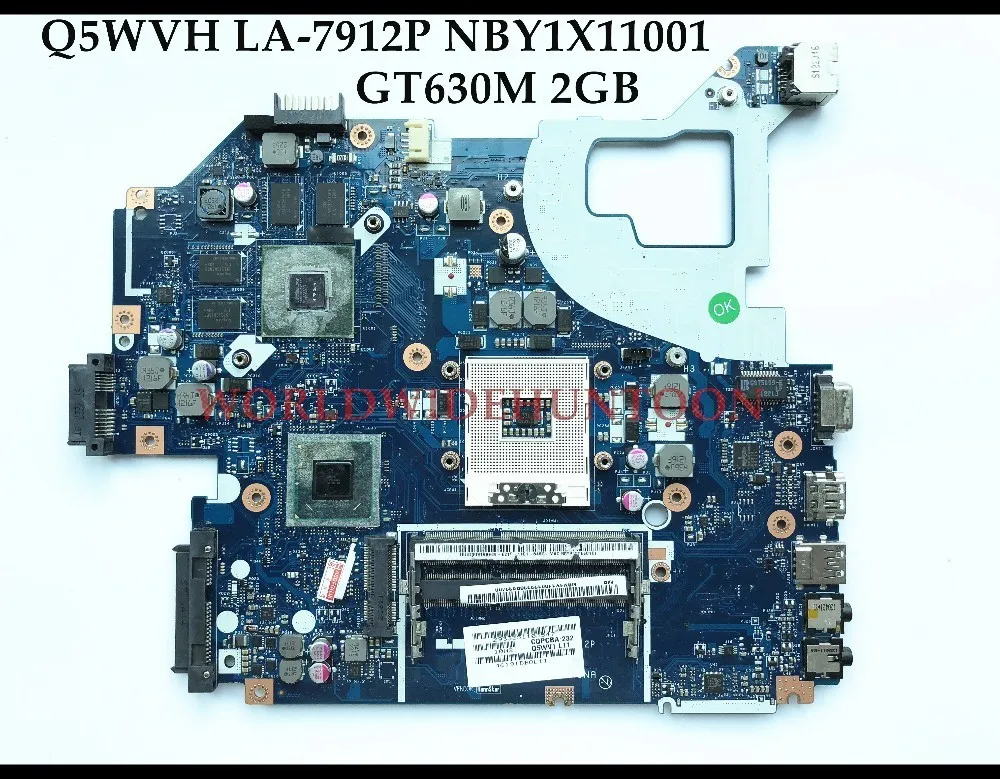 High quality Q5WVH LA 7912P for ACER Aspire V3 571G E1 571G laptop