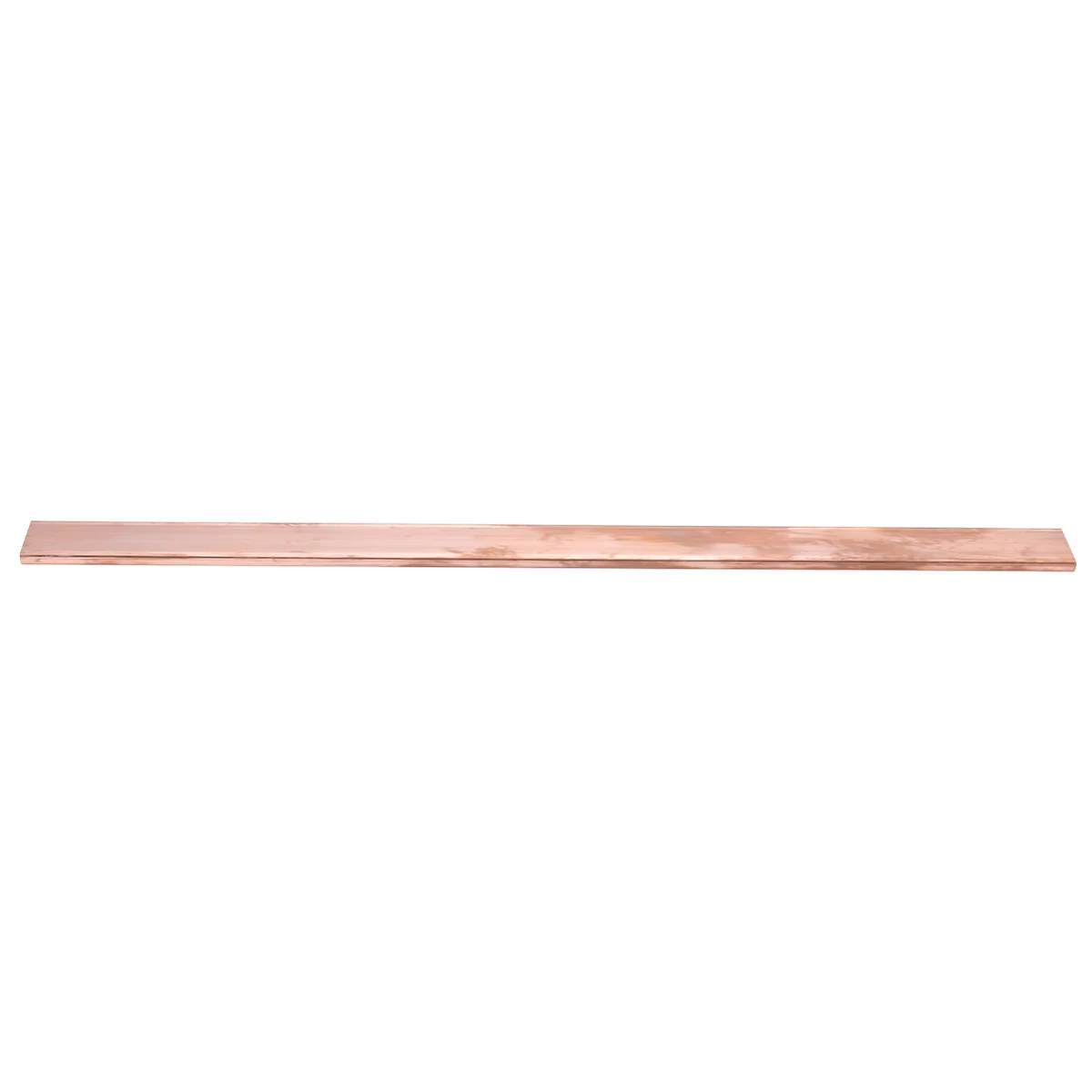 New 1pc 99.6% Copper Strip T2 Purple Cu Flat Bar Durable Plate Metal Anti-corrosion Stick Accessory for Electrical Appliances