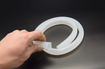 

2 meter 12 X 10mm 14X12mm 16X13mm 18mm x 15mm 20X16mm e shape silicone rubber oven door seal strip high tempreature resistant