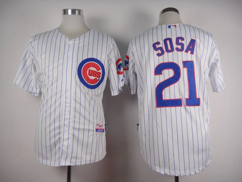 21 Sammy Sosa Jersey Chicago Cubs White Grey Cool Base Sammy Sosa Baseball Shirt  Jersey Top Stitched Quality Hot Sale Top Seller - AliExpress