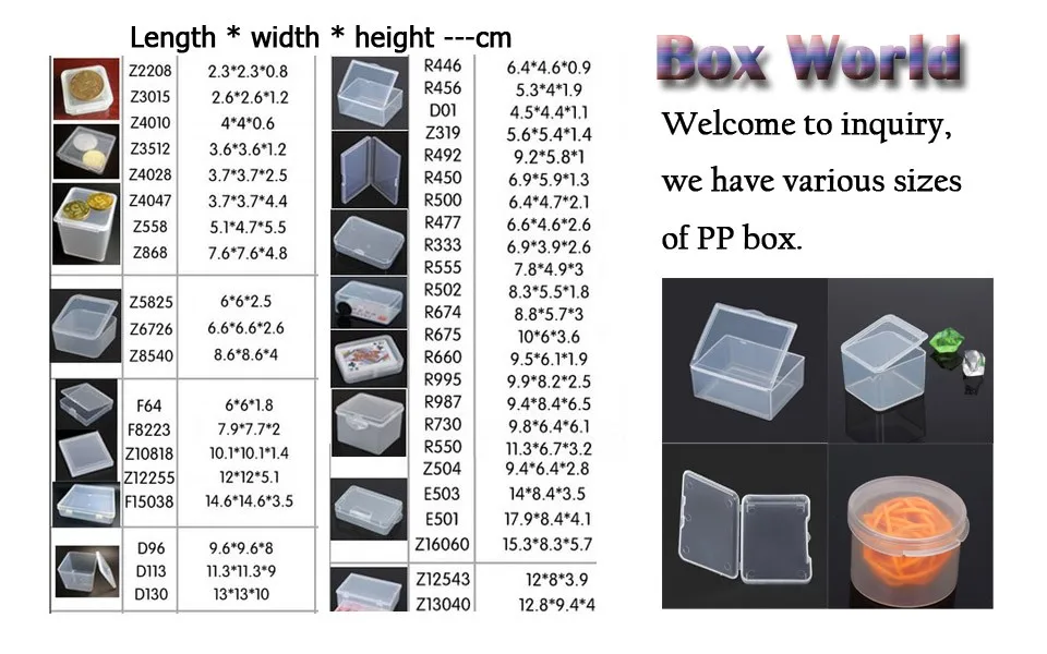 10 шт. маленькая пластиковая Коробка прямоугольная прозрачная 5,5*4,3*2,2 см ПП коллекции Контейнер Коробка Чехол пластиковая коробка для мелочей